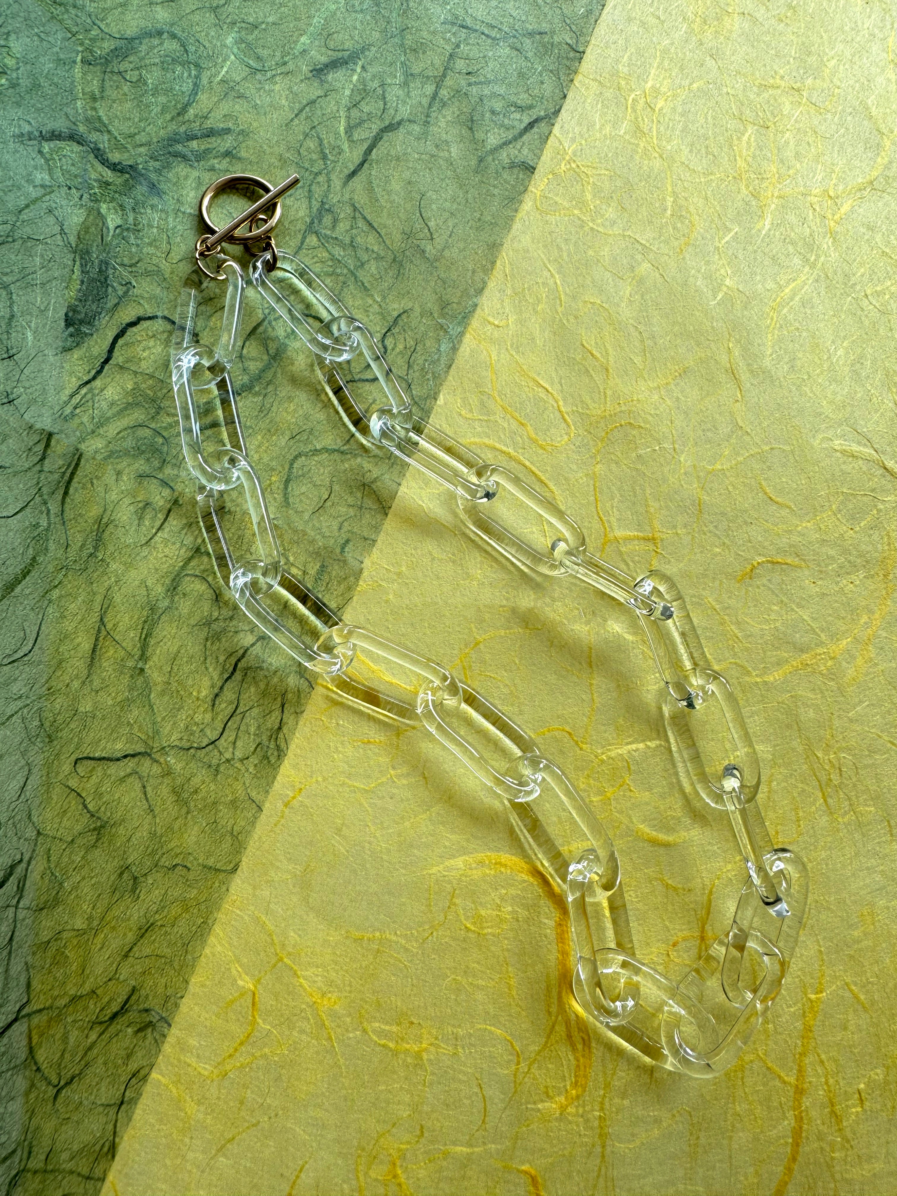 Clear Glass Chain