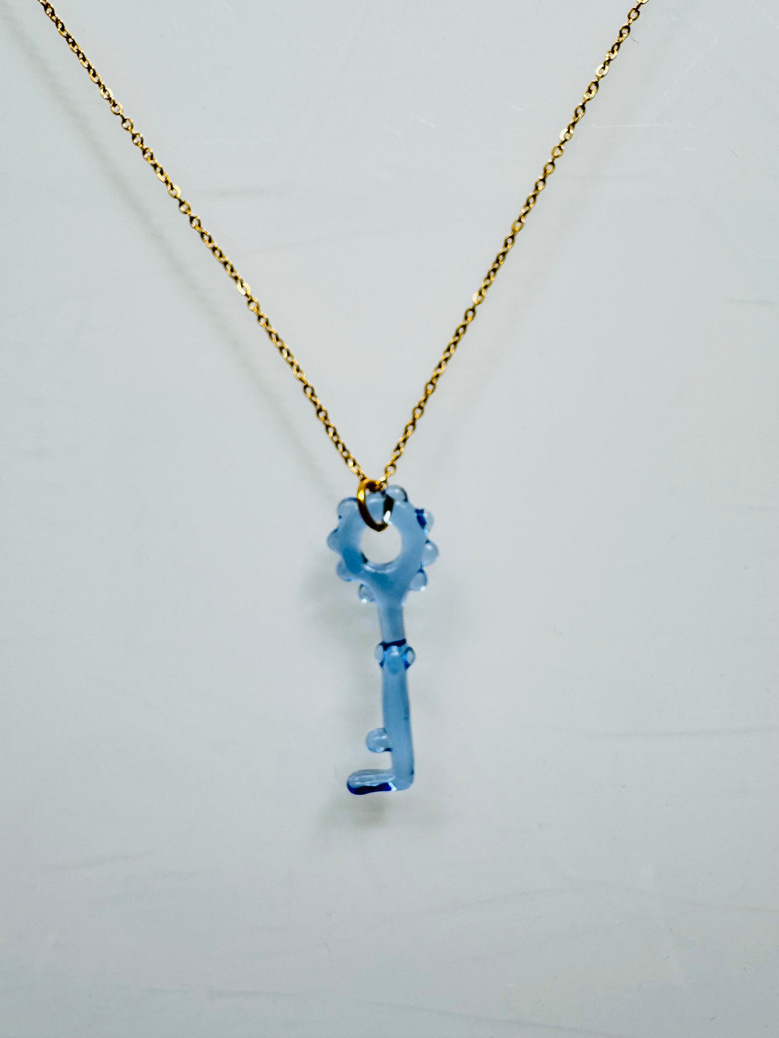 Key Charm Necklace