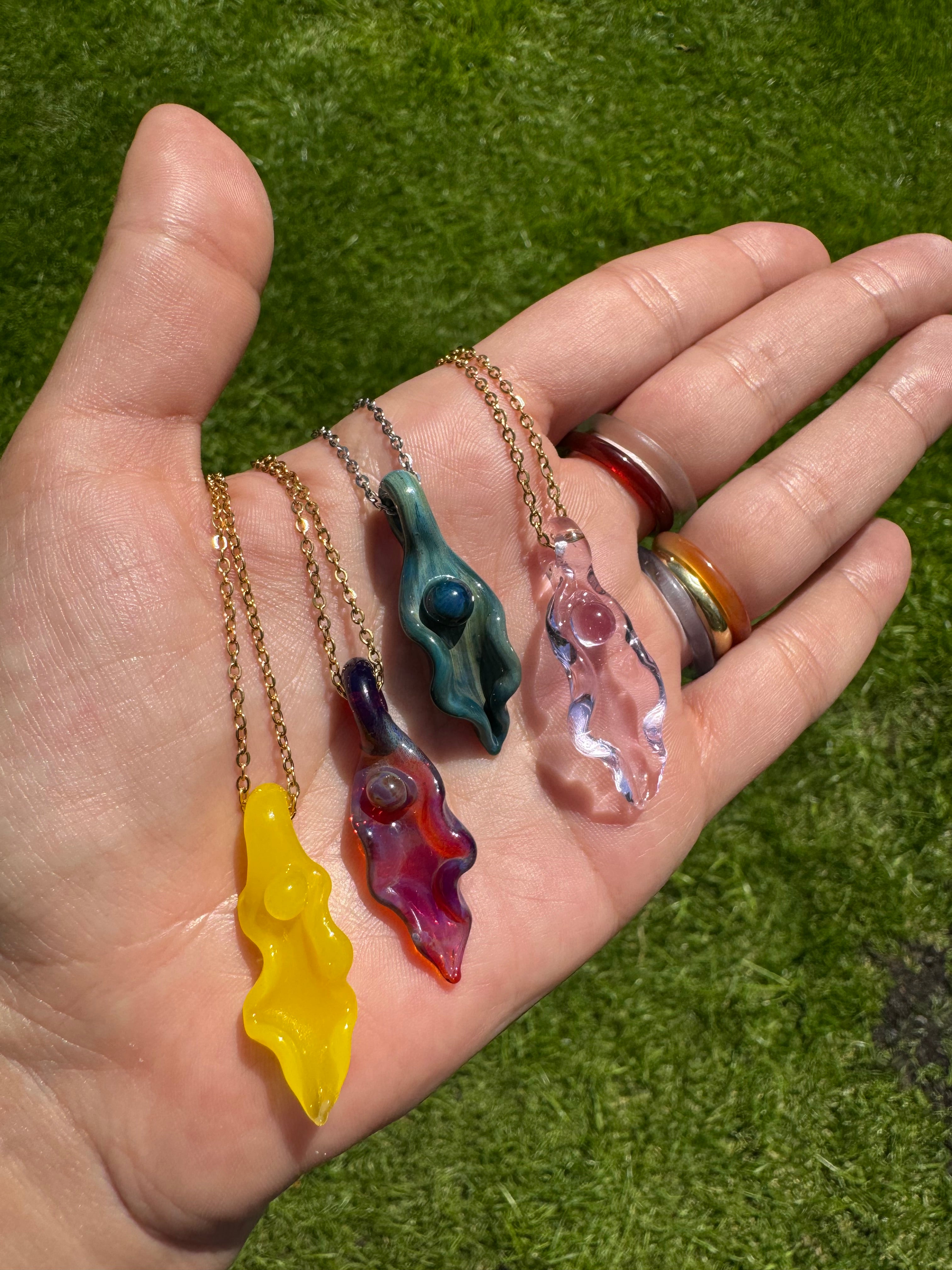 Vulva Charm Necklace