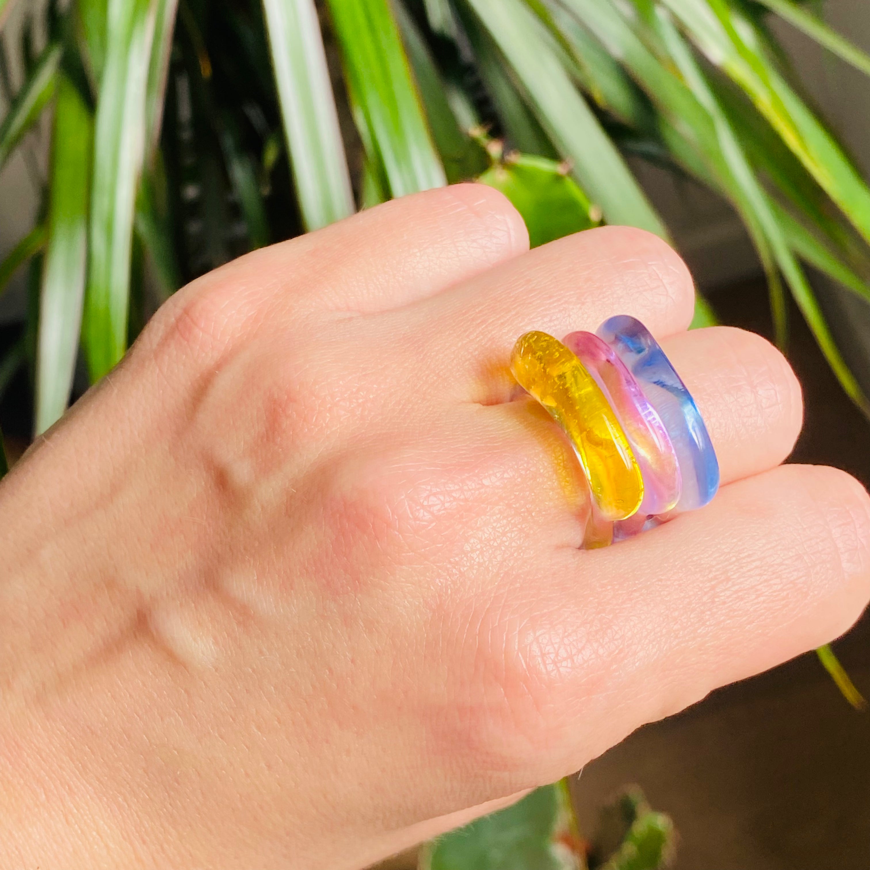 Flat Glass Rings