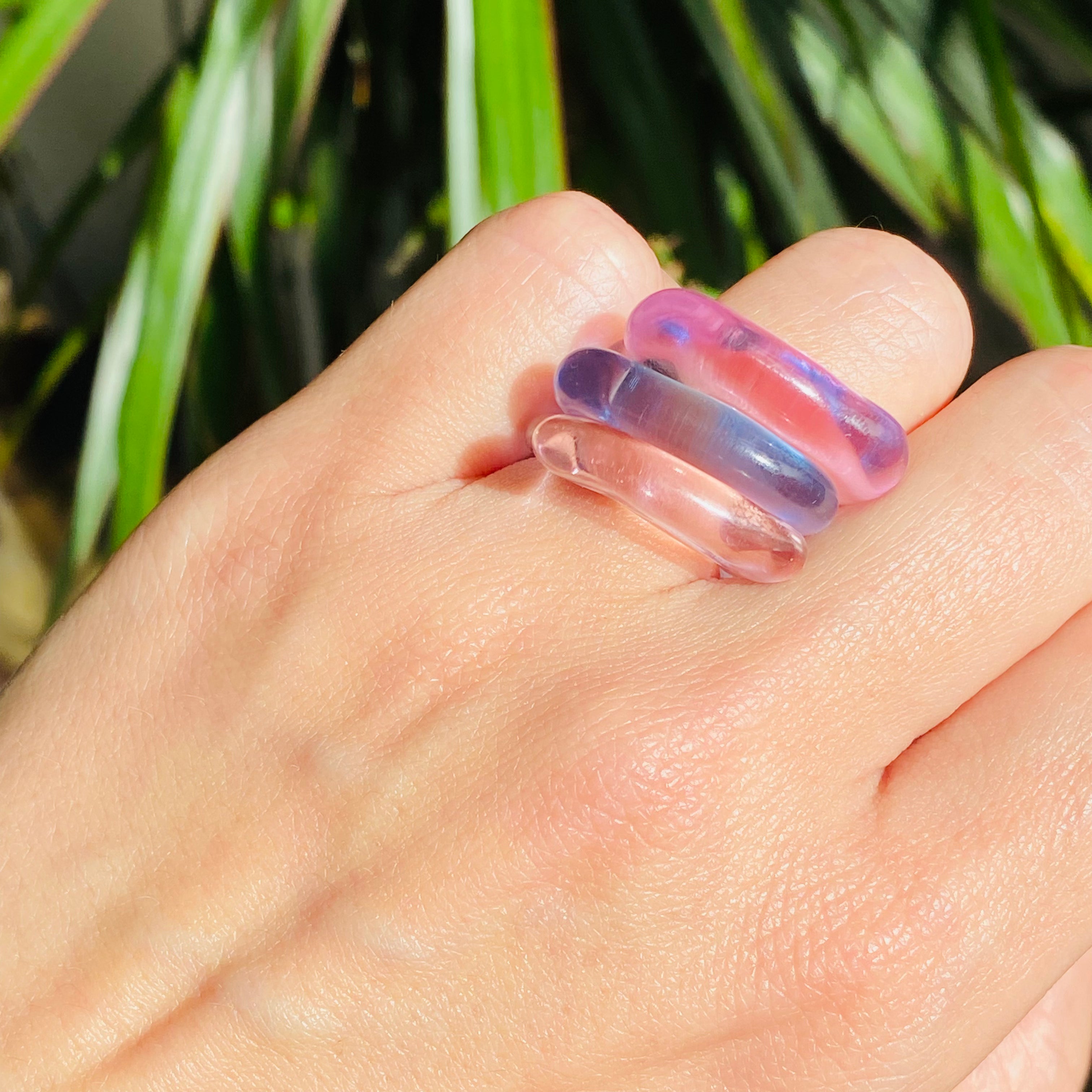 Flat Glass Rings