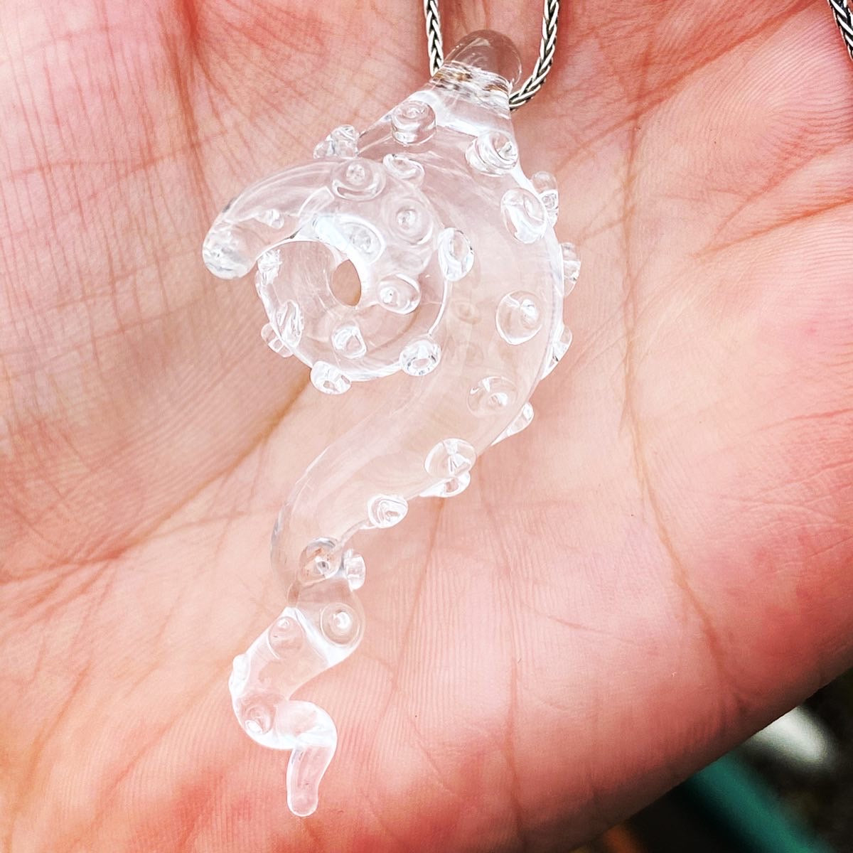 Clear Tentacle Pendant