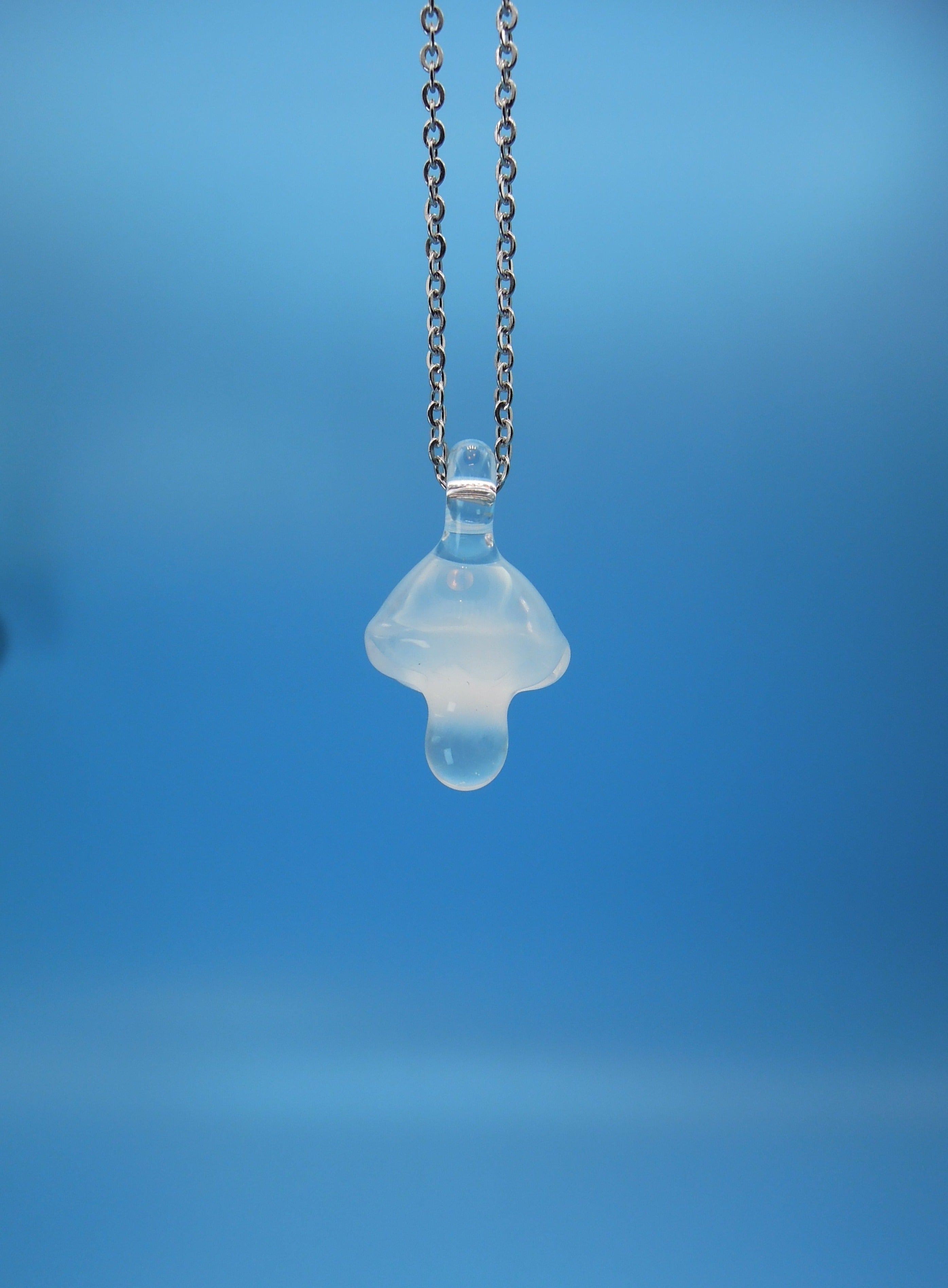 Smoky Mushroom Pendant Necklace