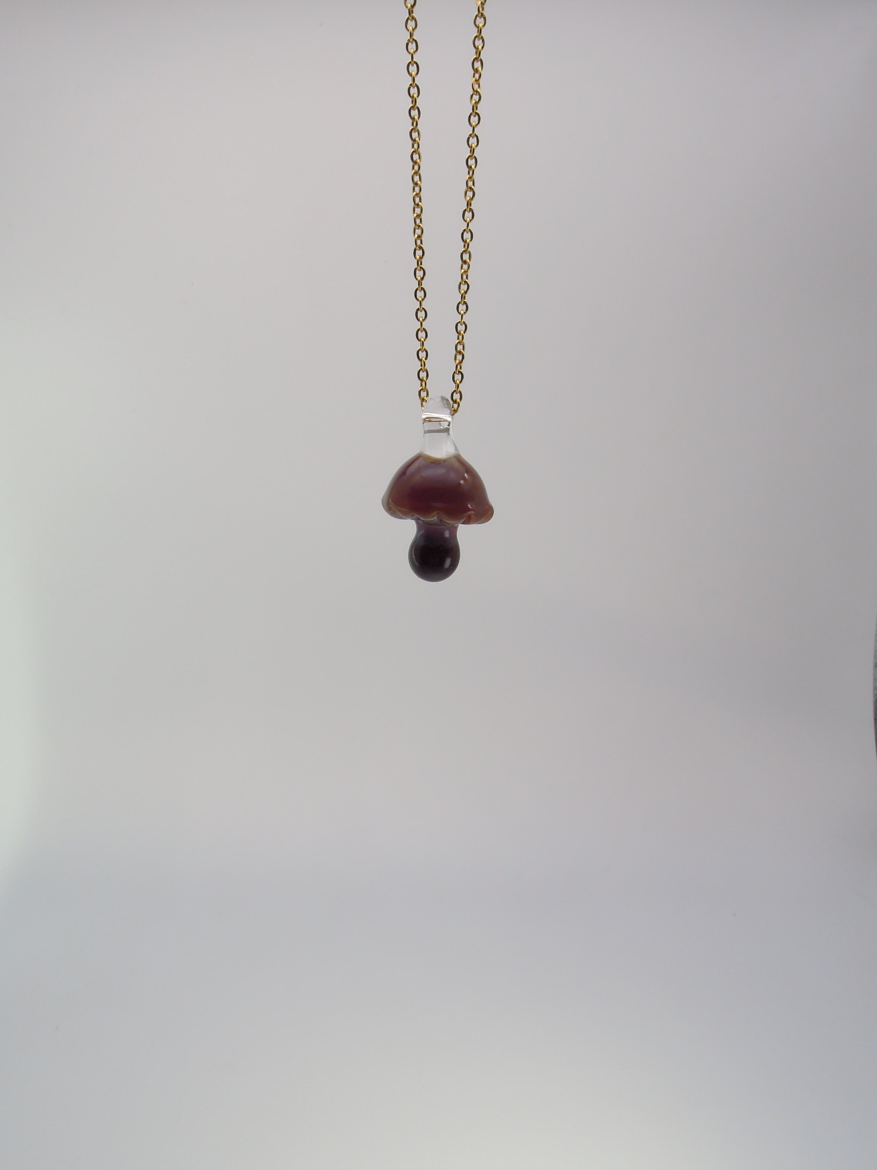 Mirage Mushroom Pendant Necklace