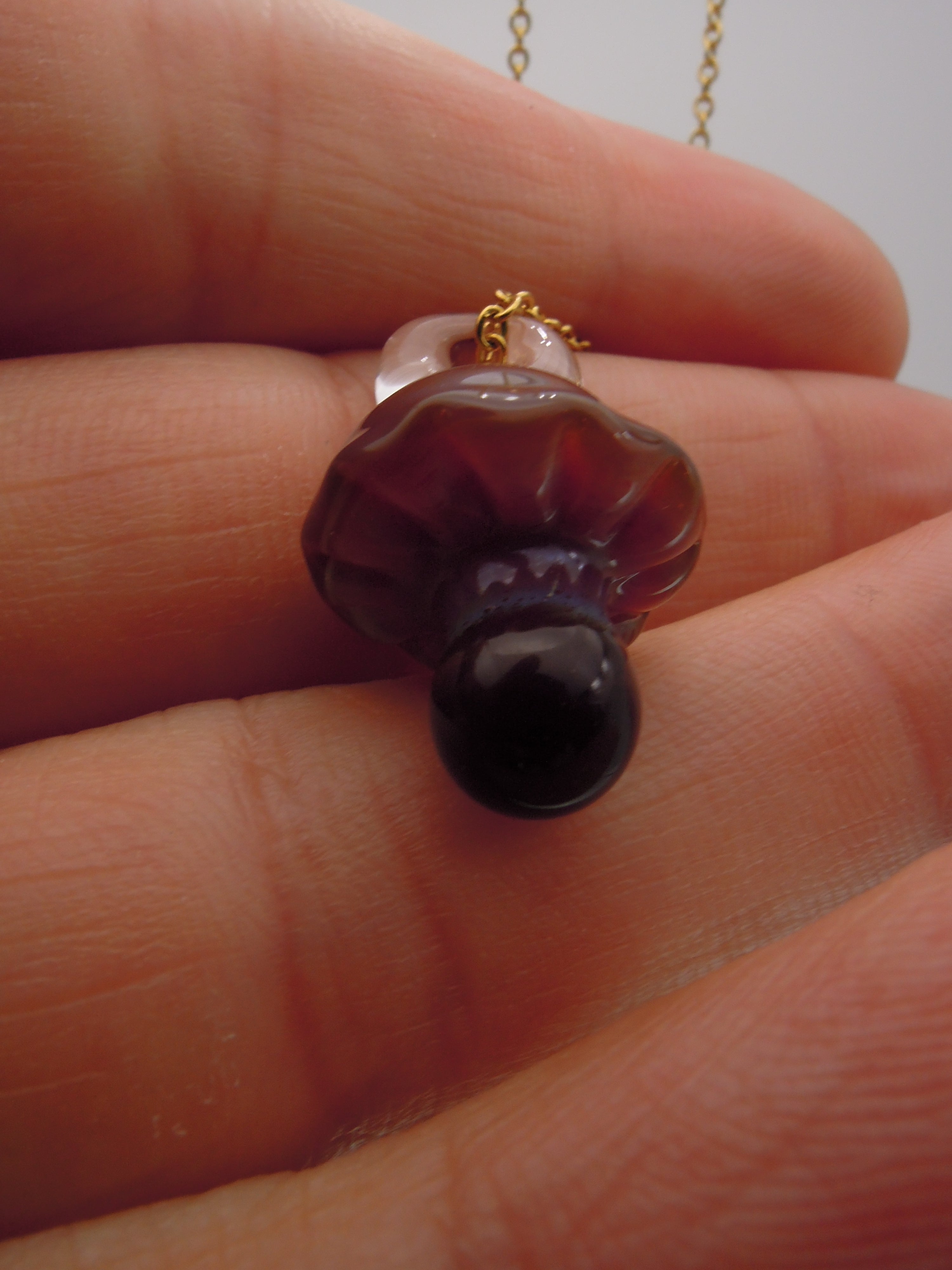 Mirage Mushroom Pendant Necklace