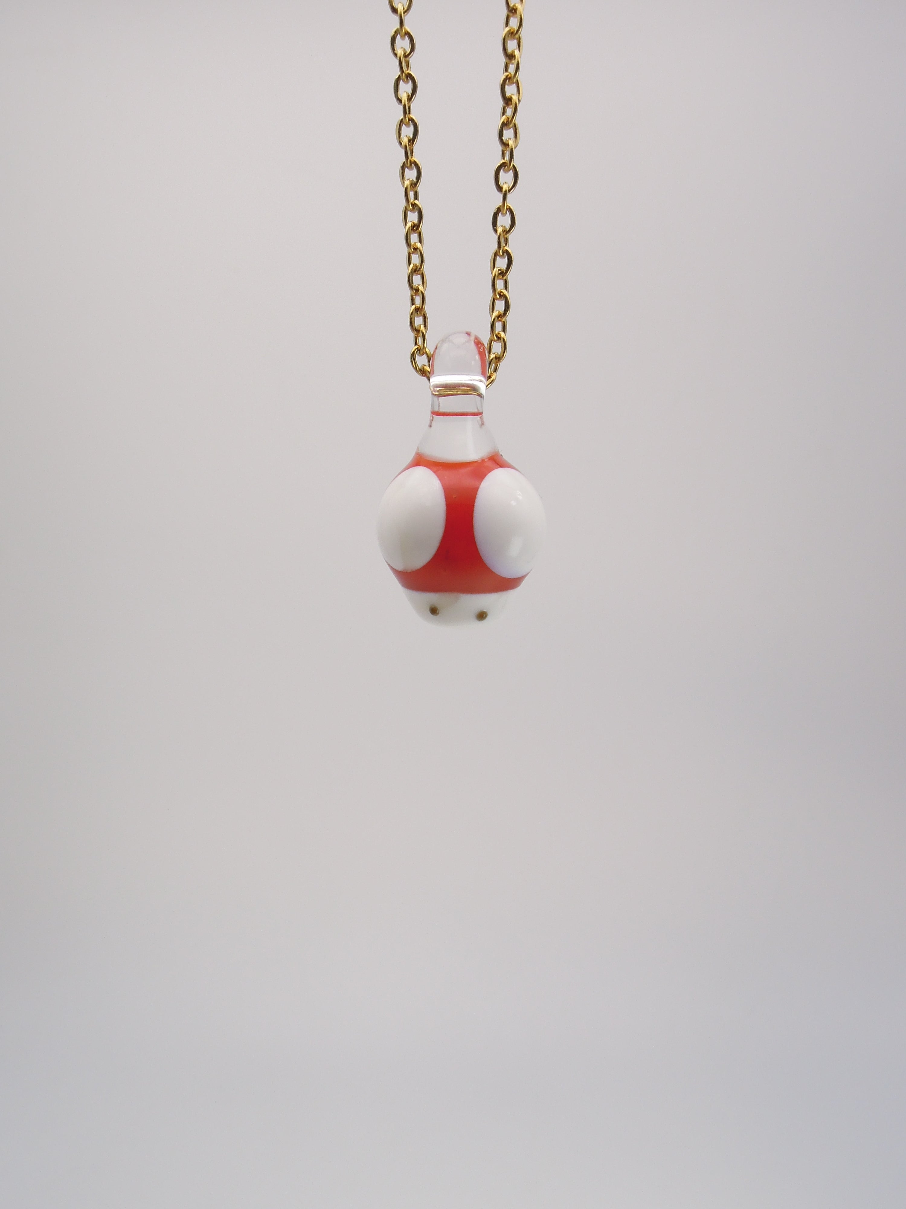 Mario Mushroom Pendant Necklace