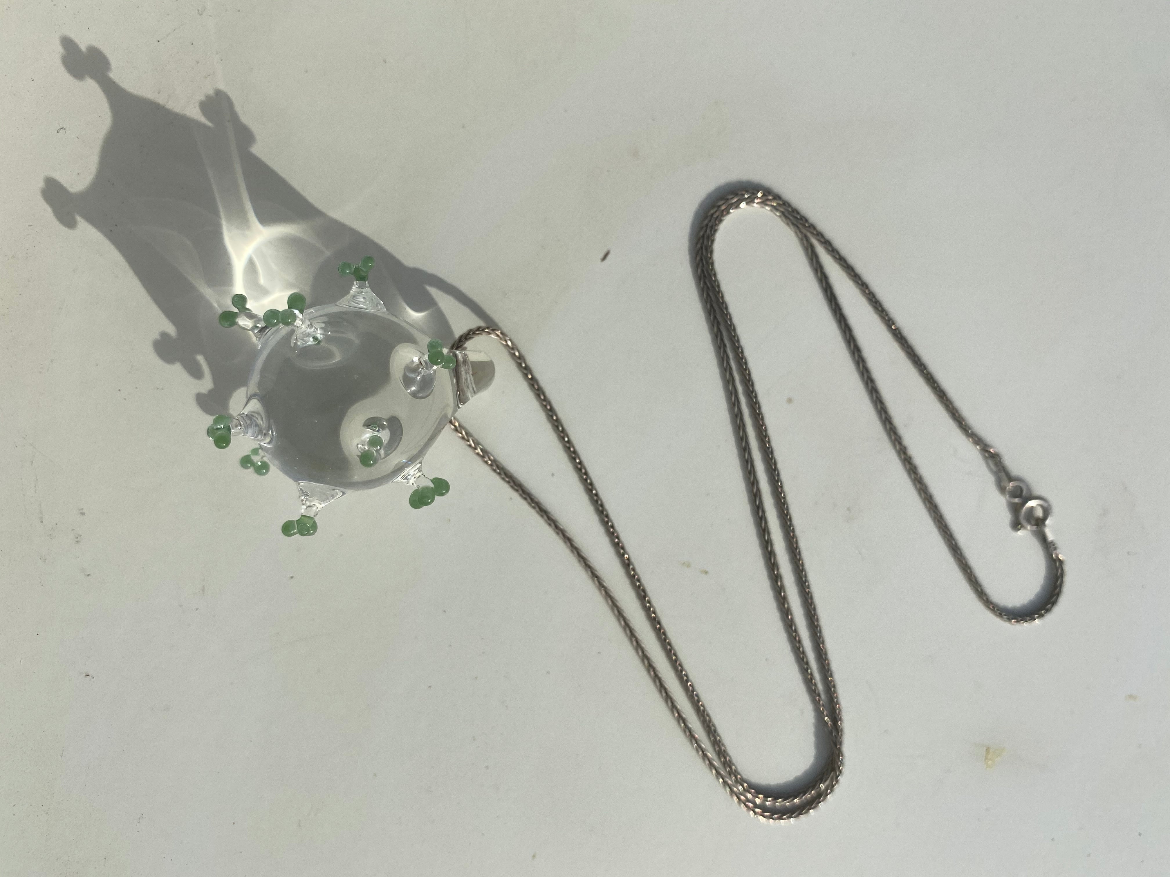 Corona Virus Pendant Necklace