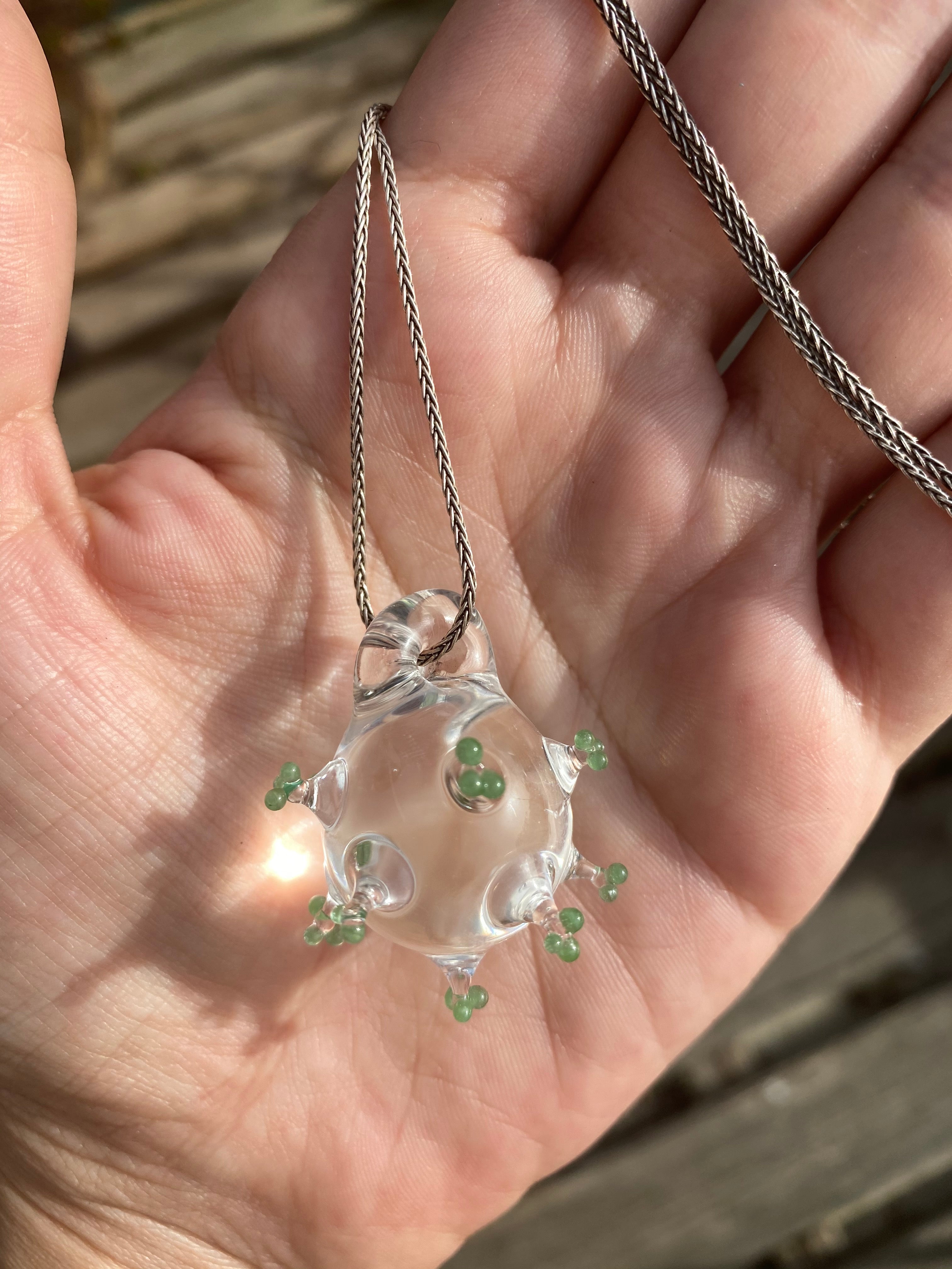 Corona Virus Pendant Necklace