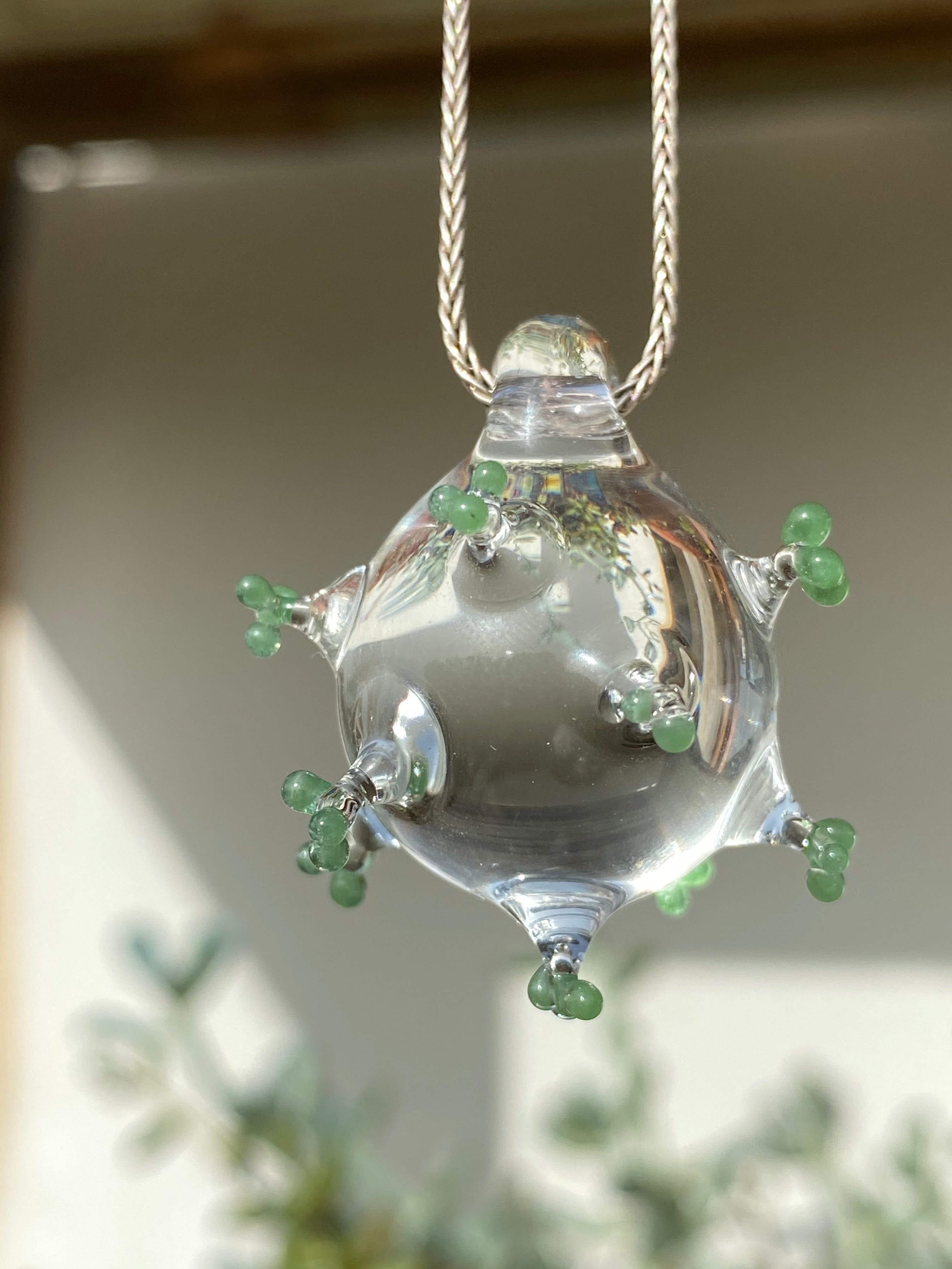 Corona Virus Pendant Necklace