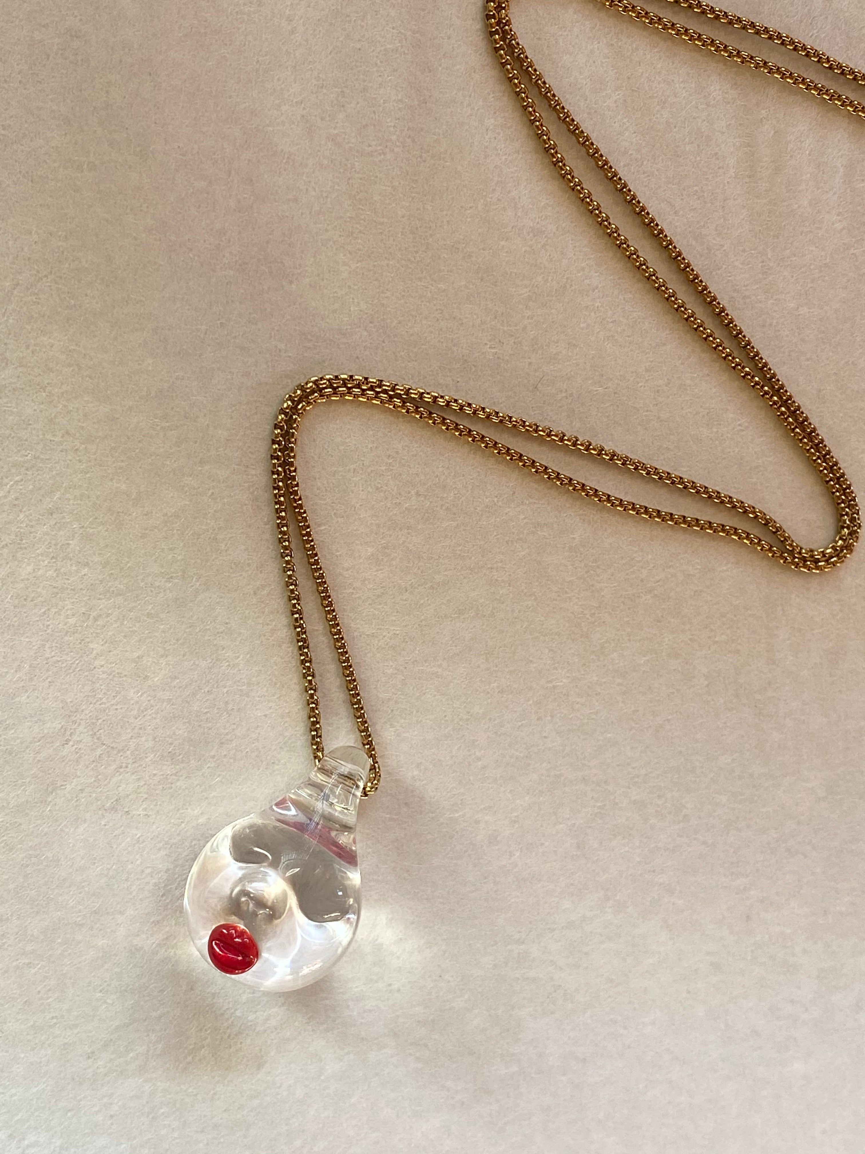 Teardrop Pendant Necklace