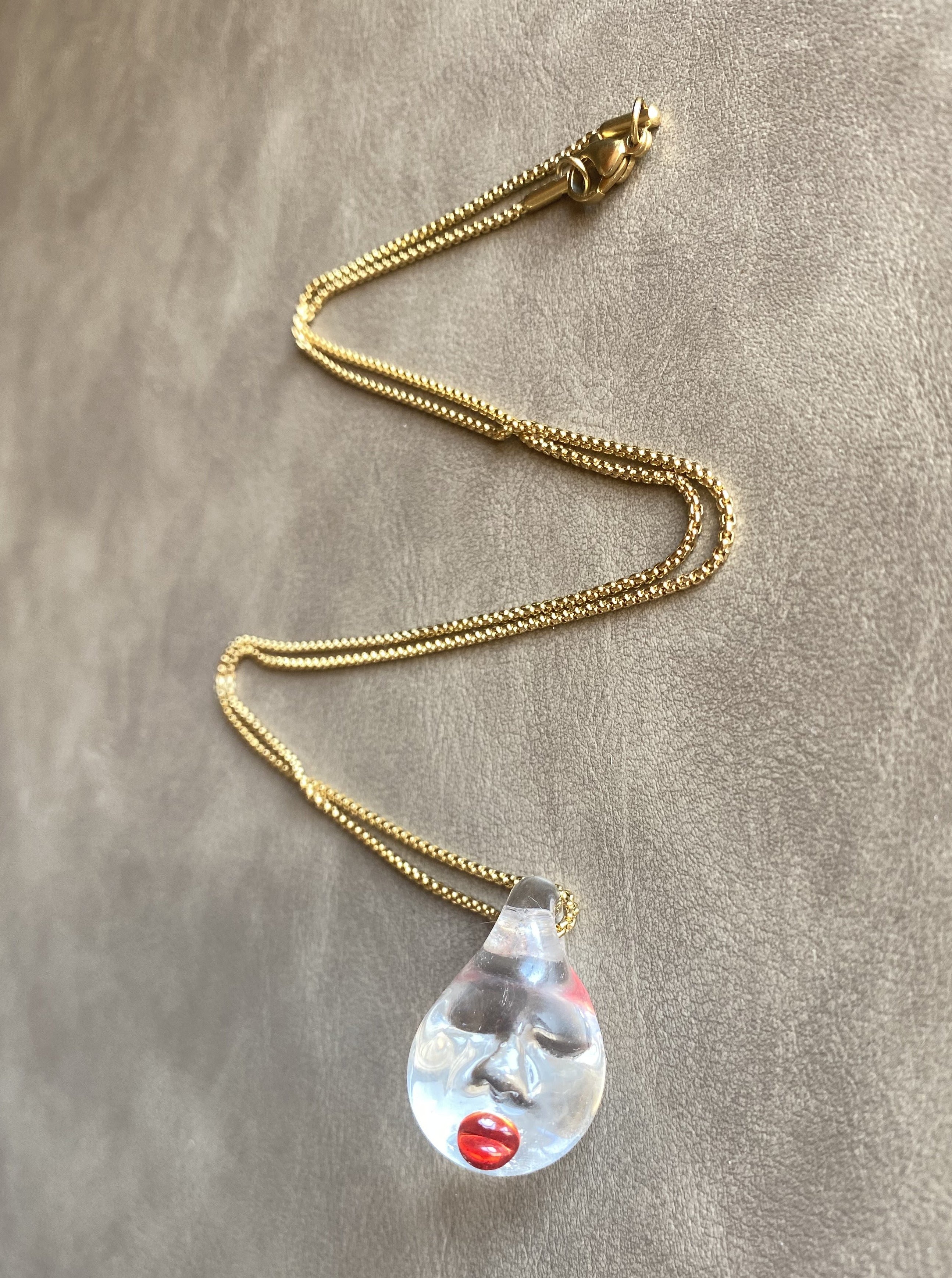 Teardrop Pendant Necklace