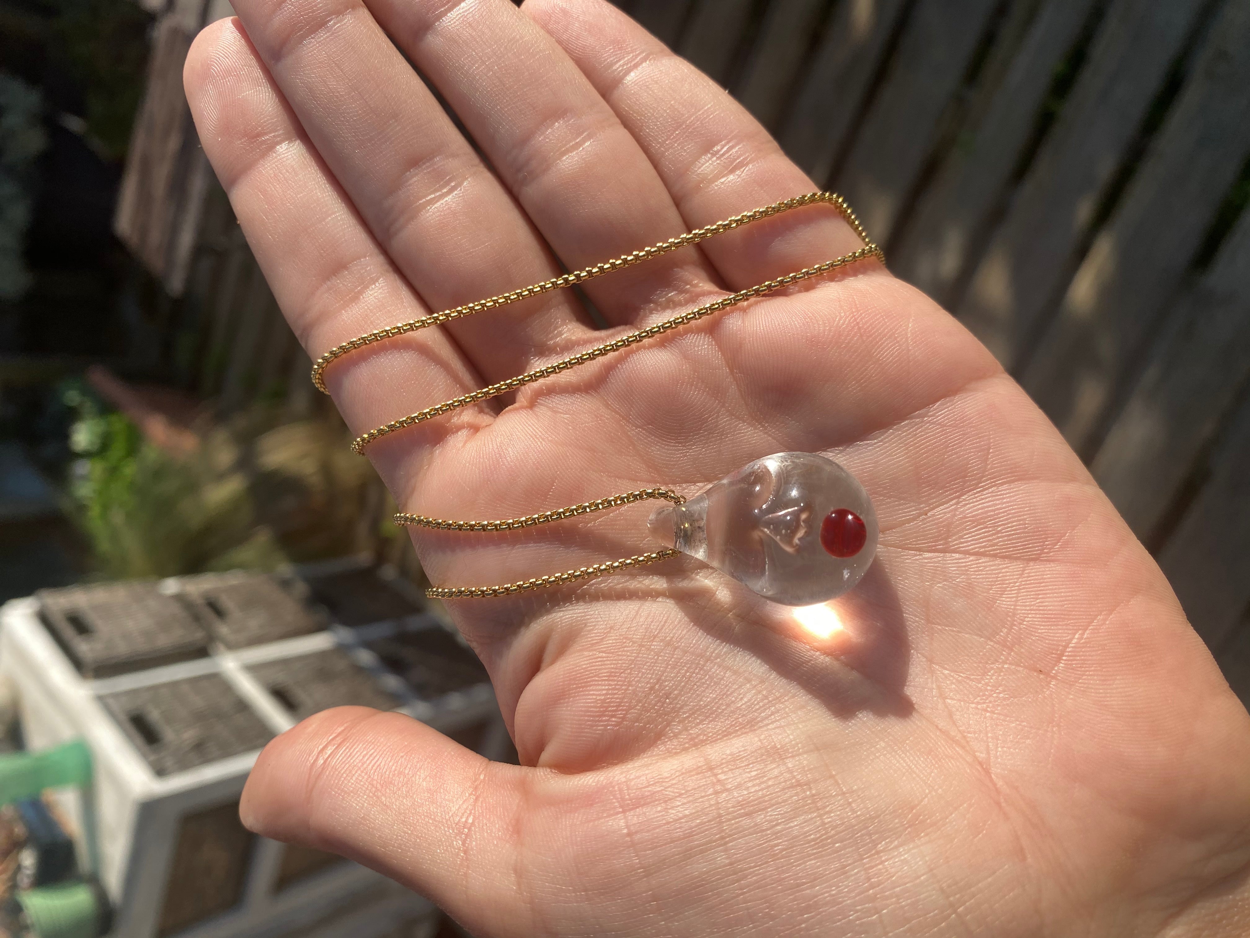 Teardrop Pendant Necklace
