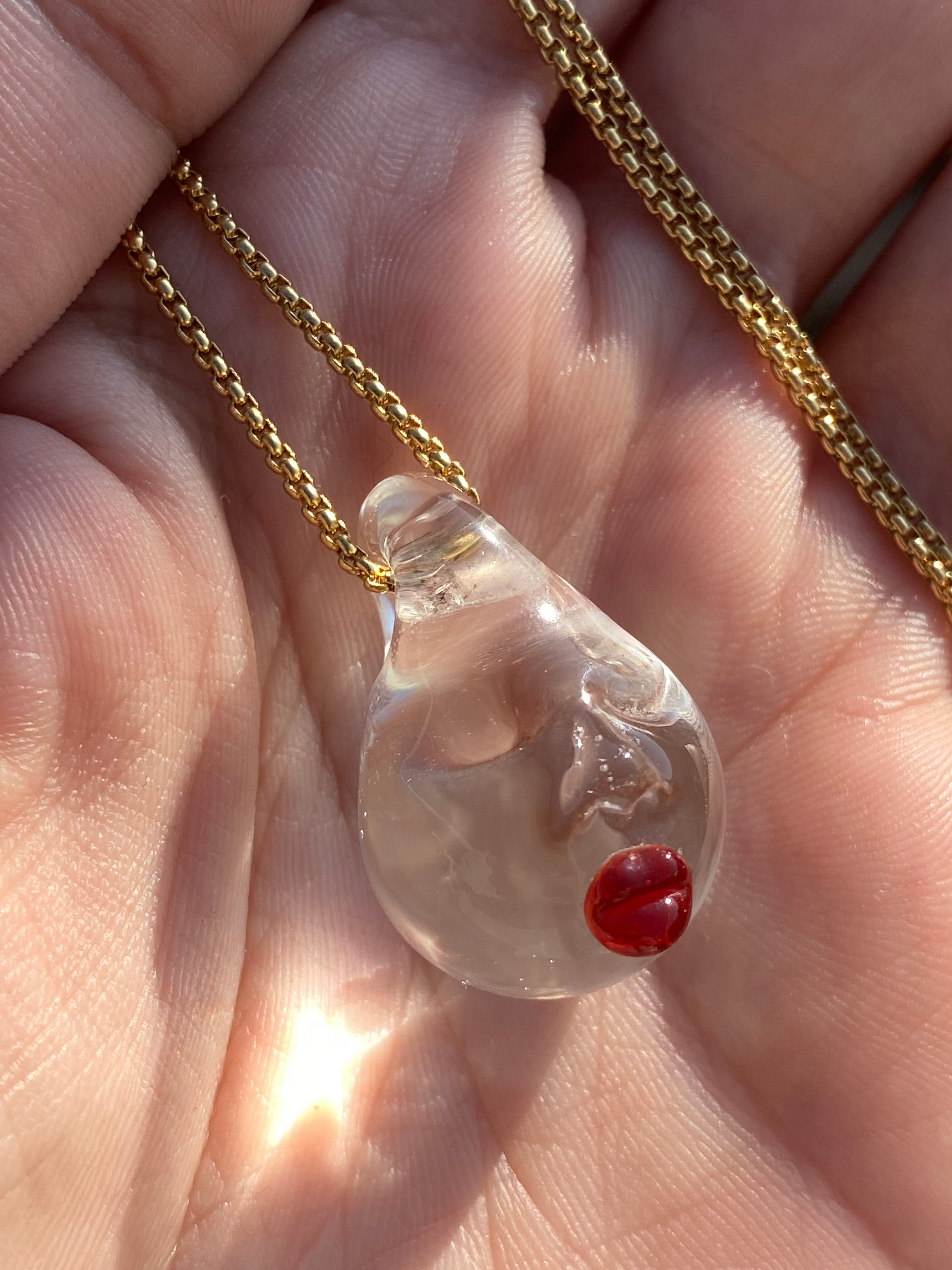 Teardrop Pendant Necklace