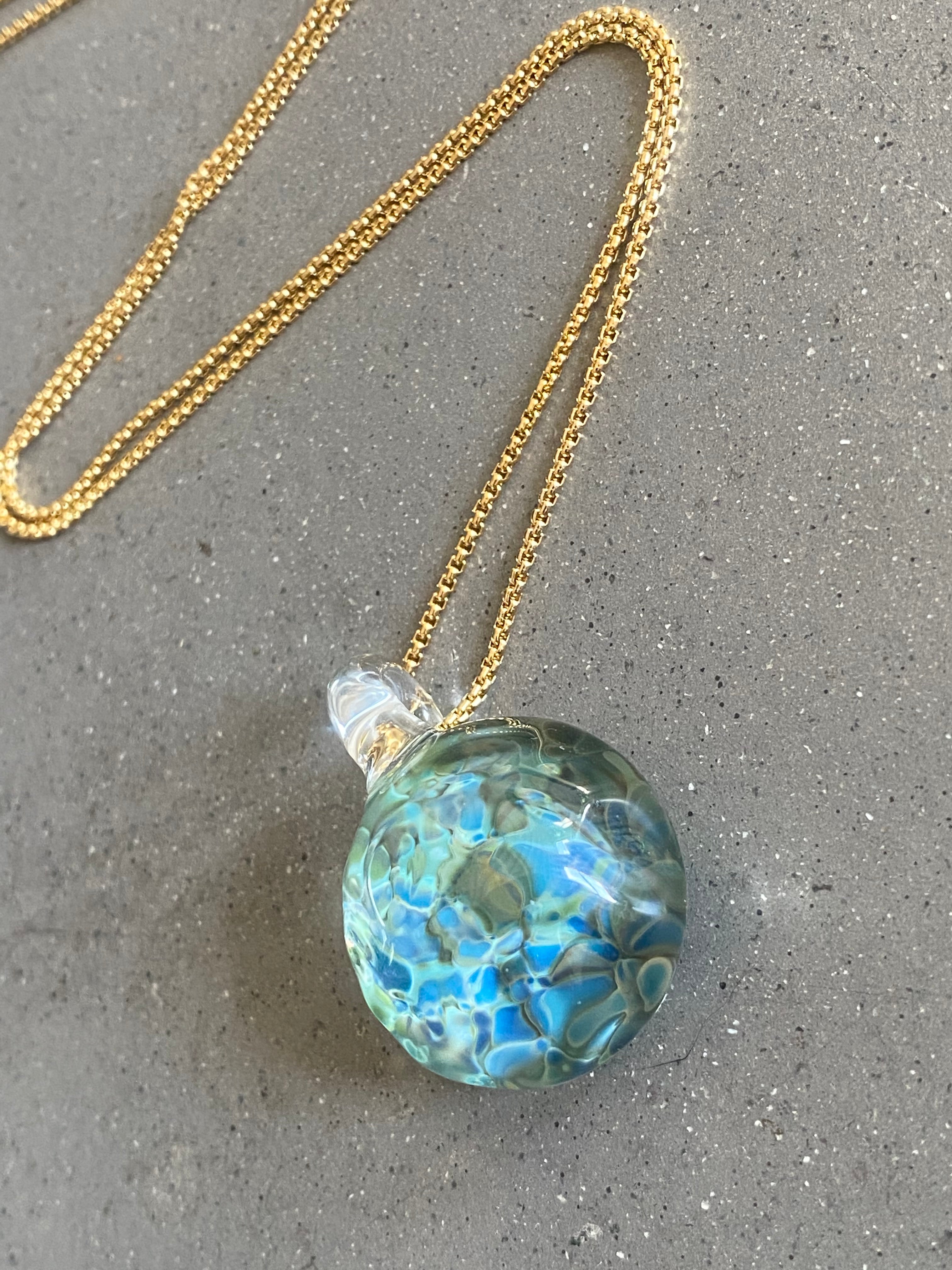 Ocean Reflection Pendant Necklace