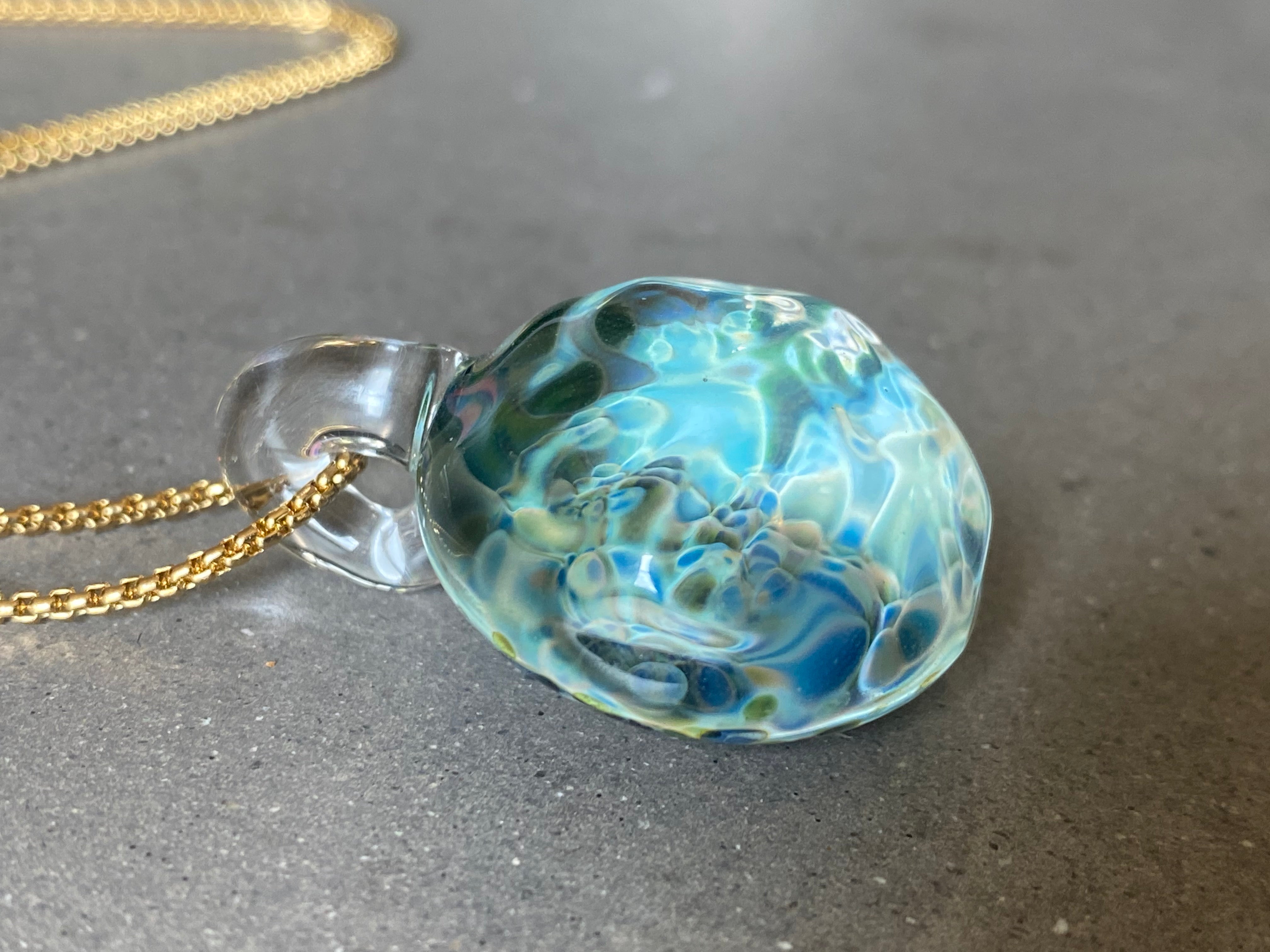 Ocean Reflection Pendant Necklace