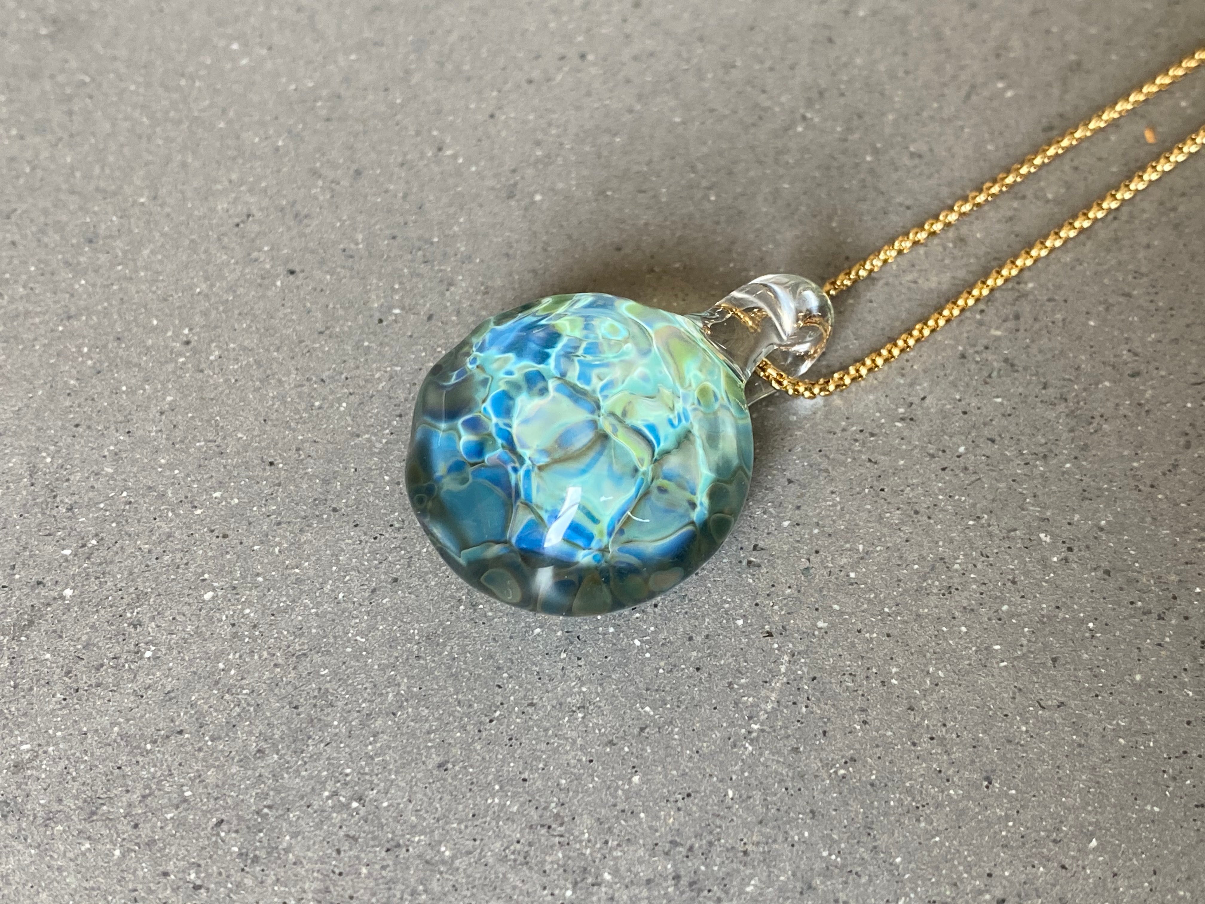 Ocean Reflection Pendant Necklace