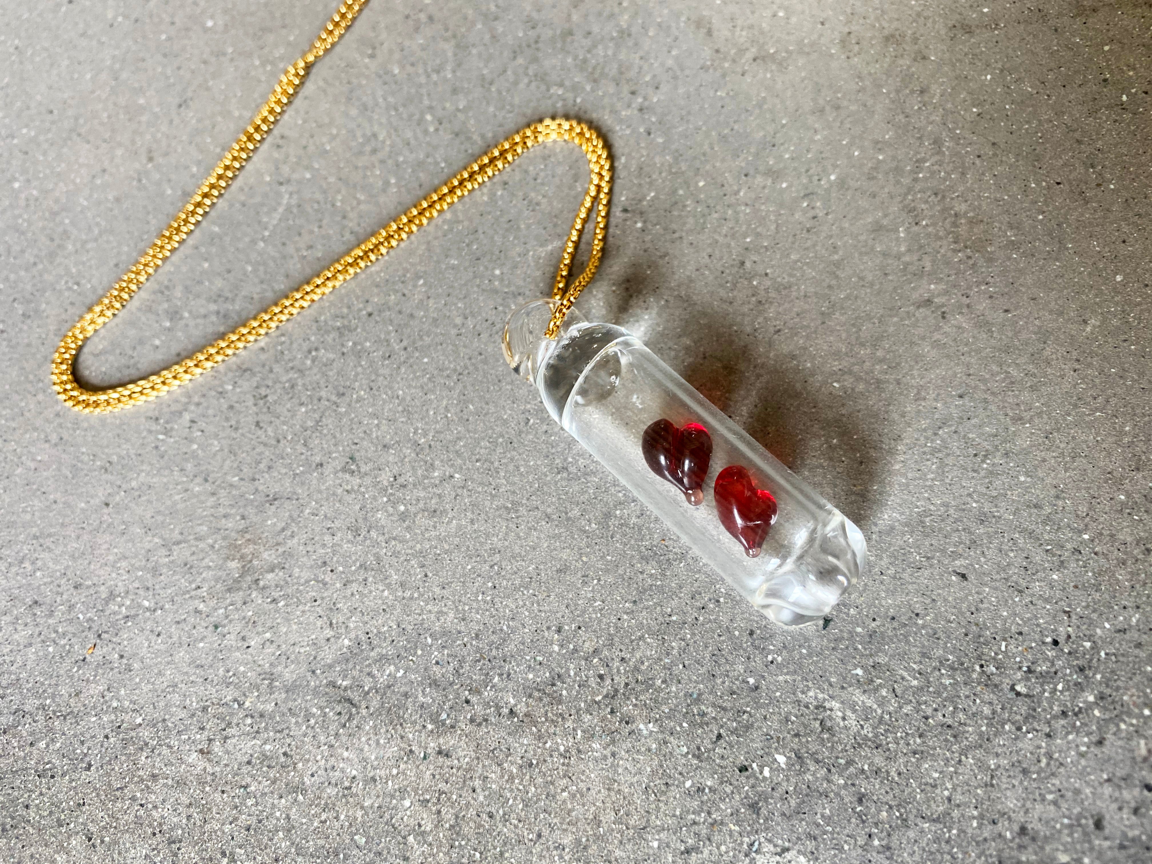 Mini Hearts Pendant Necklace