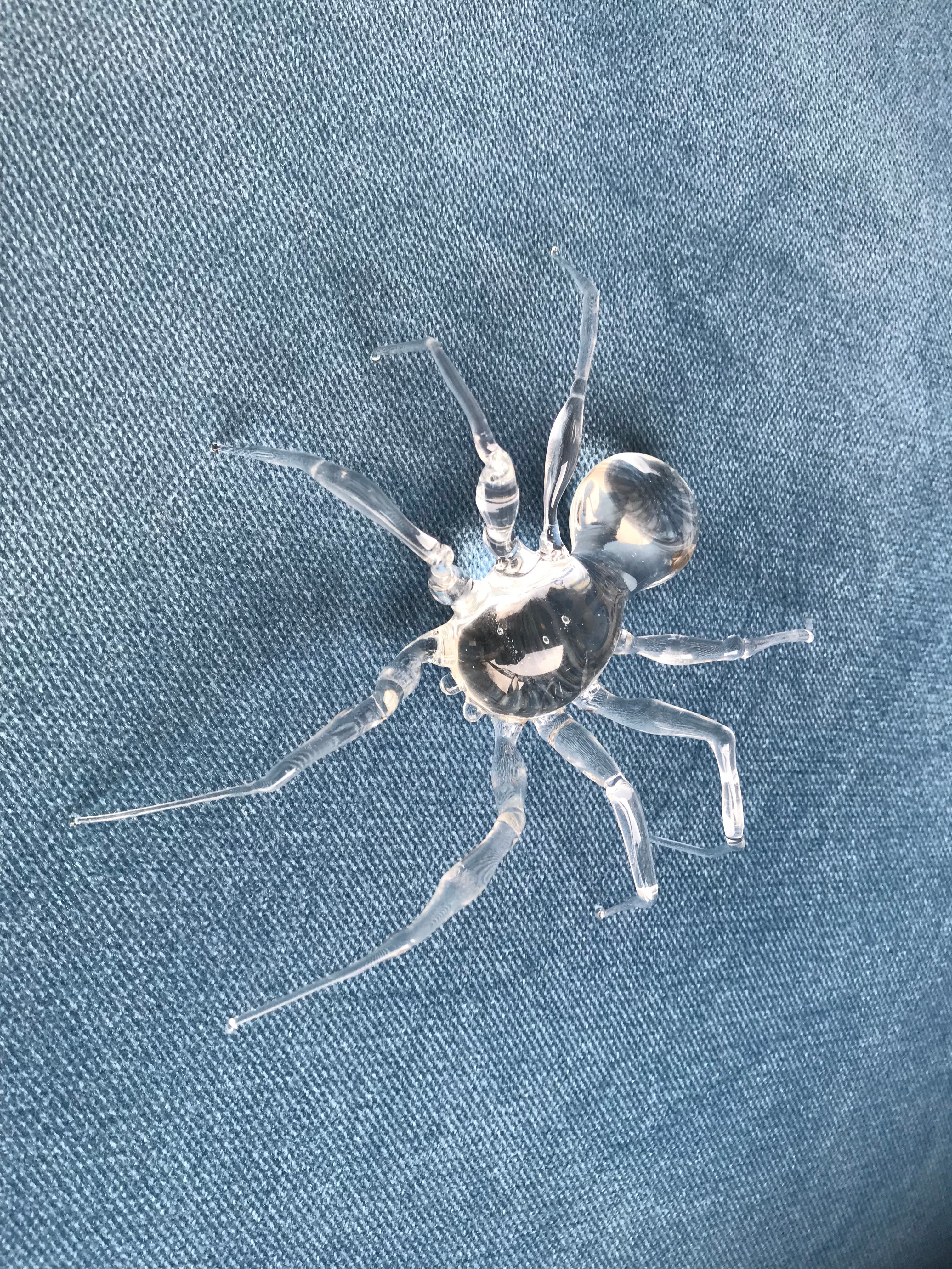 Clear Spider Sculpture
