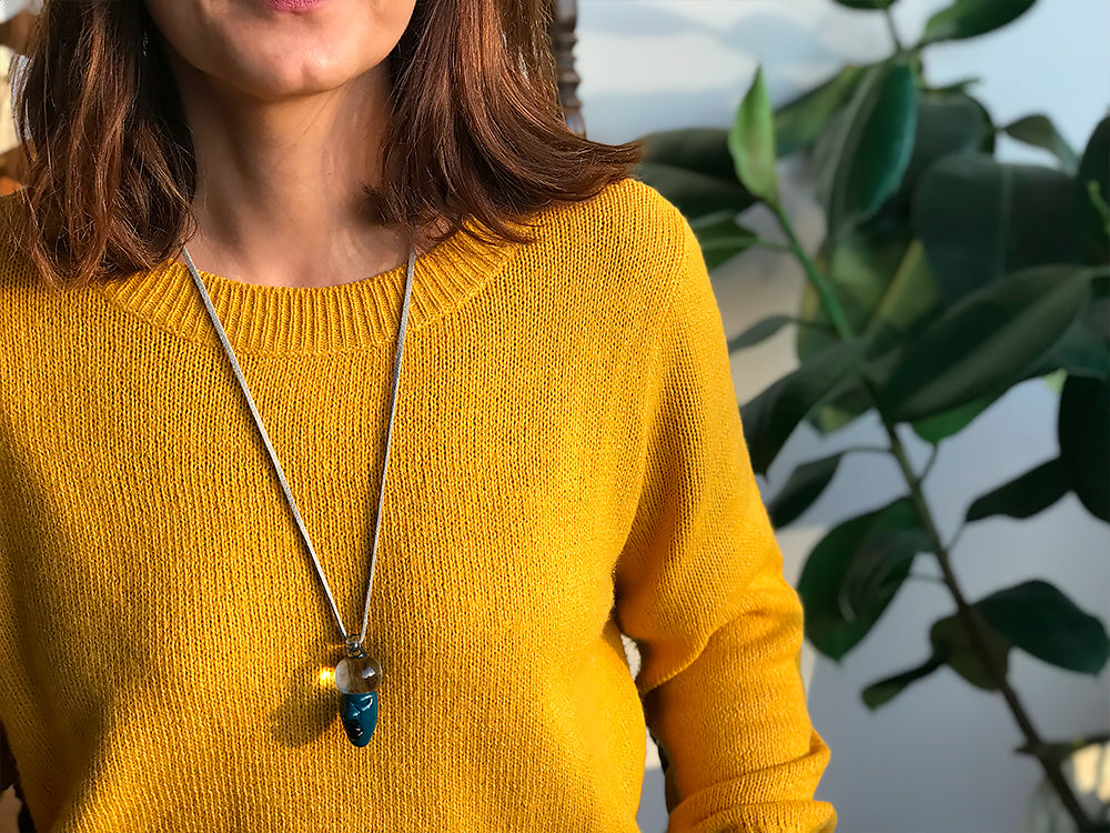 Clear Mind Blue Pendant