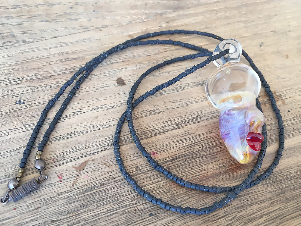 Clear Mind Purple Pendant