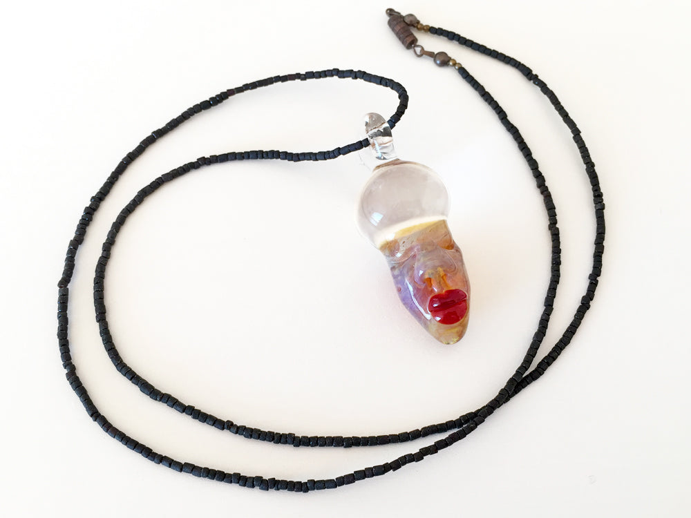 Clear Mind Purple Pendant