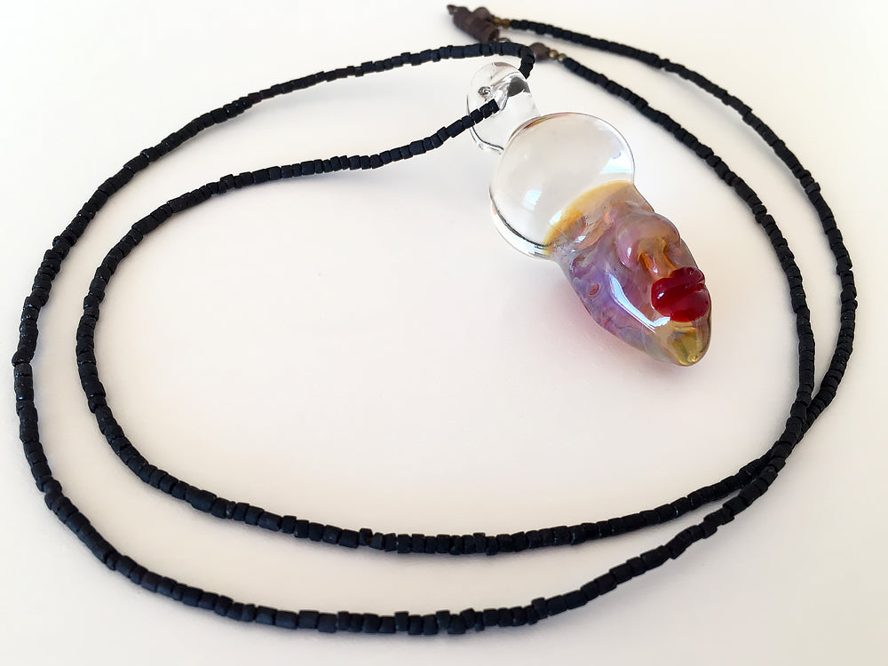 Clear Mind Purple Pendant