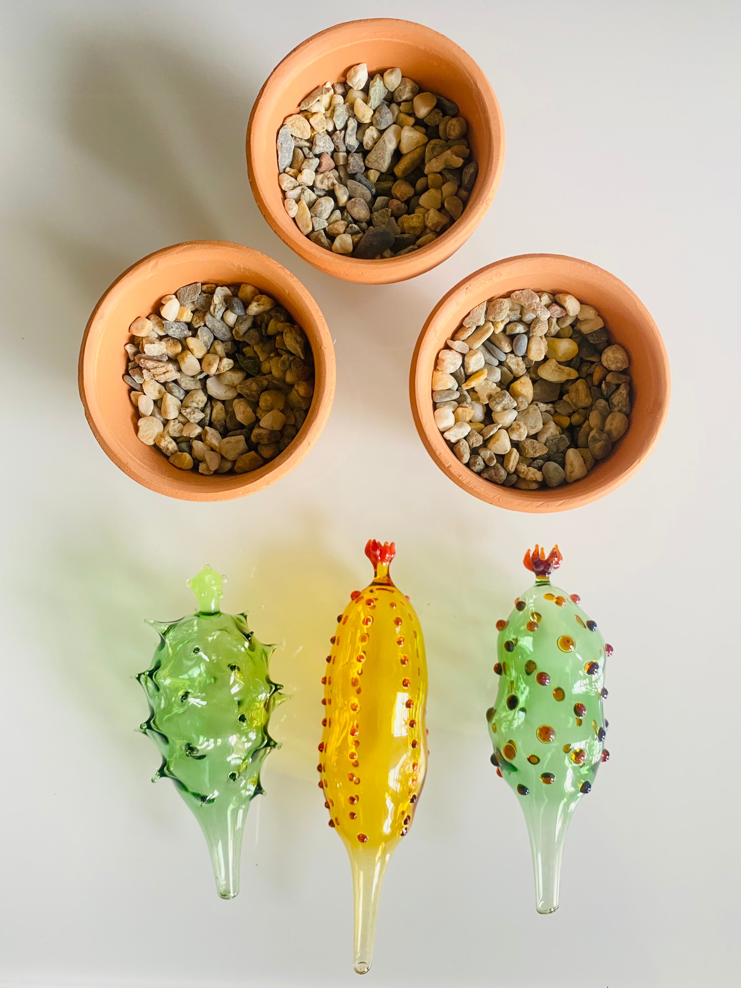 Mini Triple Glass Cactus Set-5