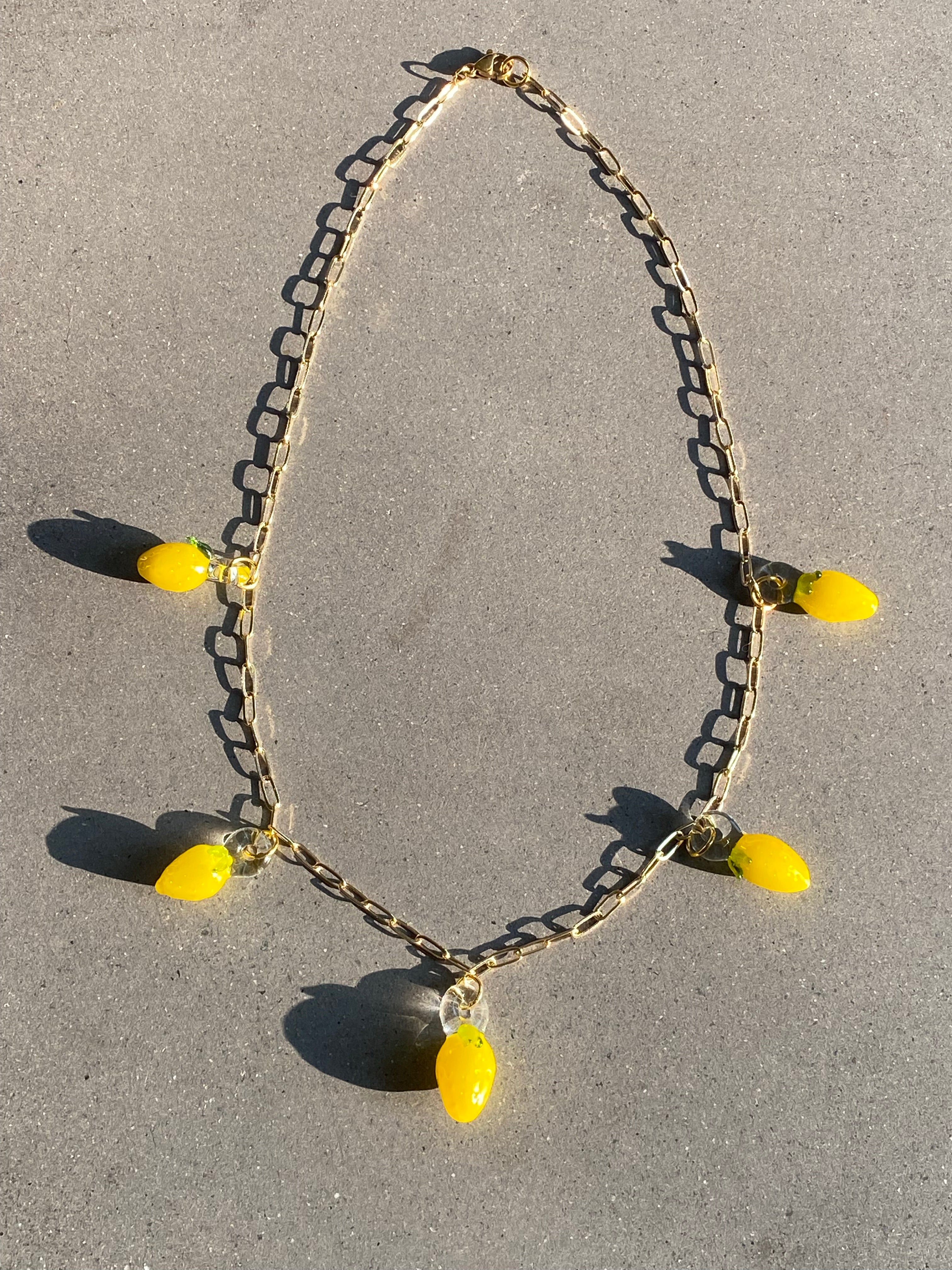 Lemon Charm Necklace