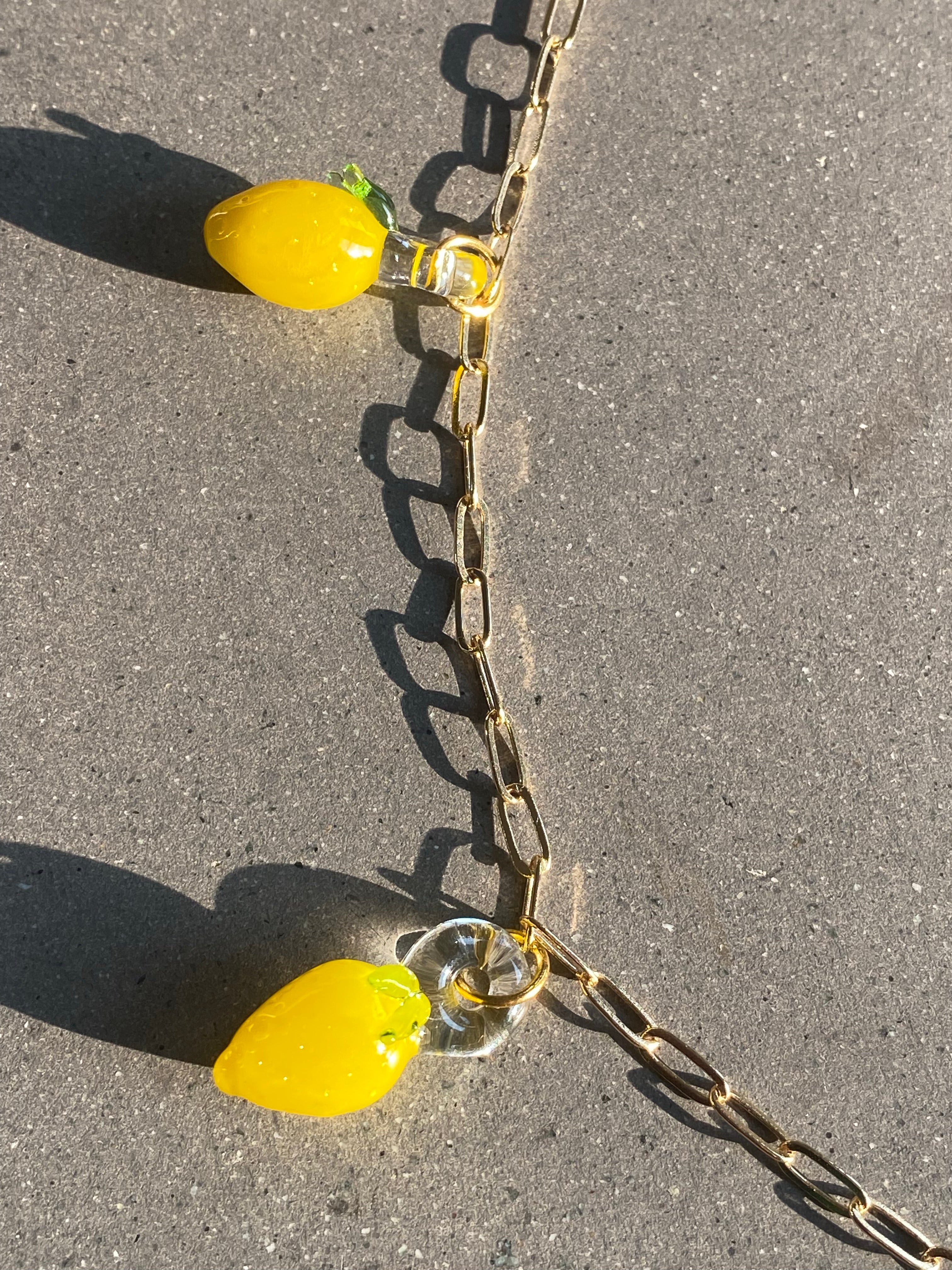 Lemon Charm Necklace