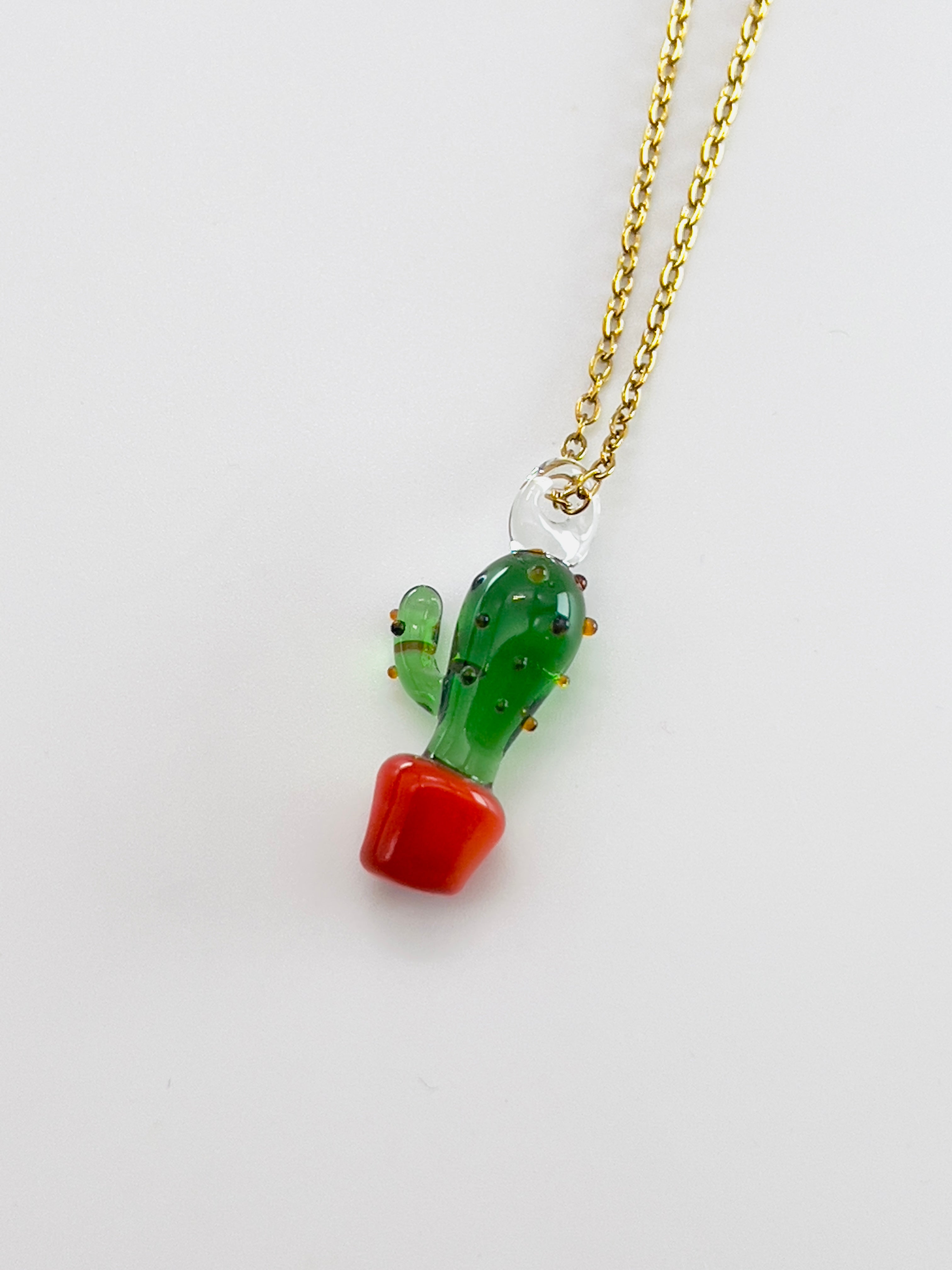 Cactus Charm Necklace