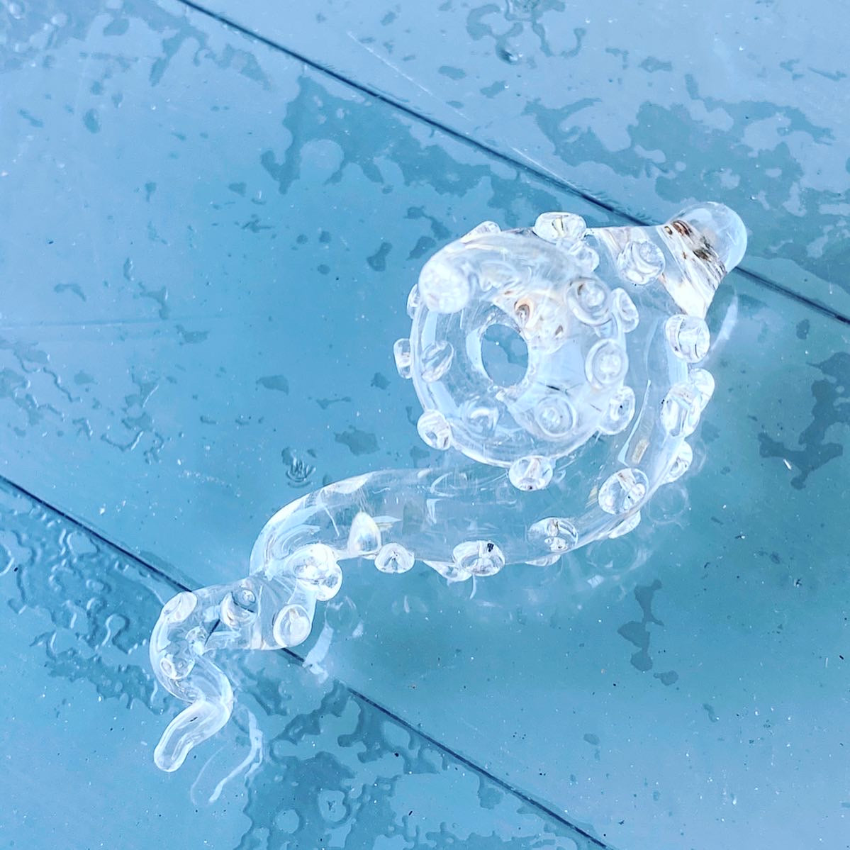 Clear Tentacle Pendant